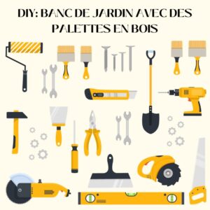 diy banc jardin palette