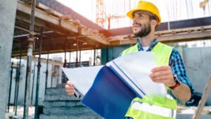 Un chantier dans le BTP