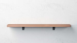 étagère sur un mur