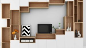 Meuble télé en bois